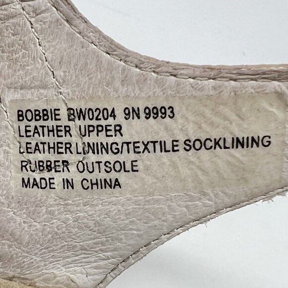 Abeo B.I.O. Womens Bobbie‎ White Beige Strappy Sandals 9N Neutral Minimalist - Picture 5 of 9